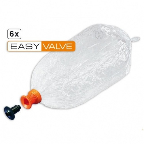 Easy Valve Ersatzballonset 6 Stück XL Volcano